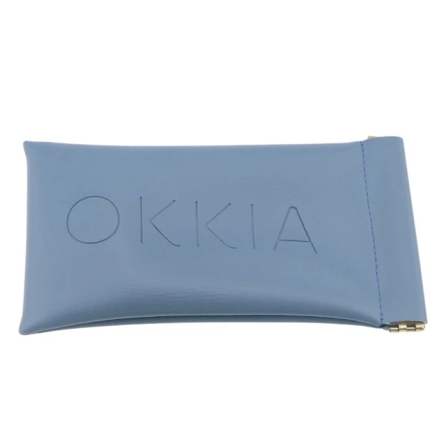 OKKIA Custodia in pelle Azzurro