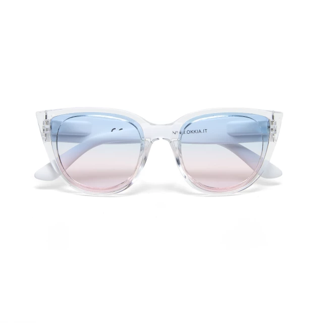 OKKIA Silvia Clear (blue/pink lenses)
