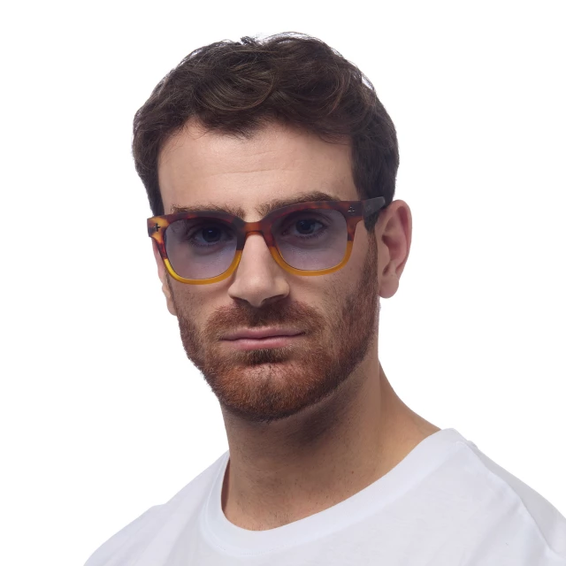 OKKIA Giovanni Havana yellow (blue lenses)