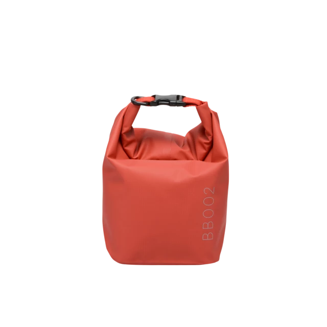 PiuFORTY Sacca Roll-top Piccola 5L Dark red