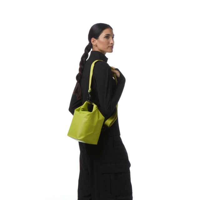 PiuFORTY Sacca Roll-top Piccola 5L Lawn green
