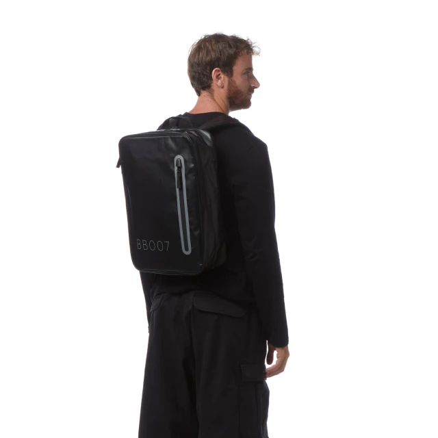 PiuFORTY Zaino Waterproof con cerniera 14 Litri Nero