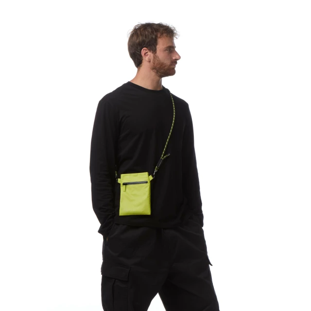 PiuFORTY Borsa a tracolla Waterproof 0,5 Litri Lawn green