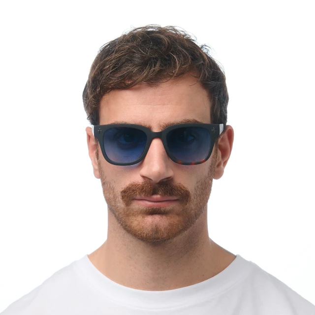 OKKIA Giovanni Havana black (blue lenses)