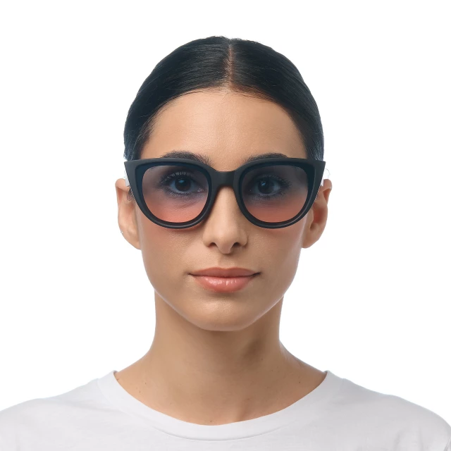 OKKIA Silvia Black (blue/pink lenses)