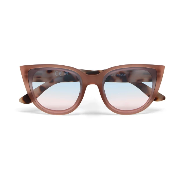 OKKIA Silvia Pink havana (blue/pink lenses)