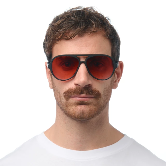 OKKIA Alessio Black (red lenses)
