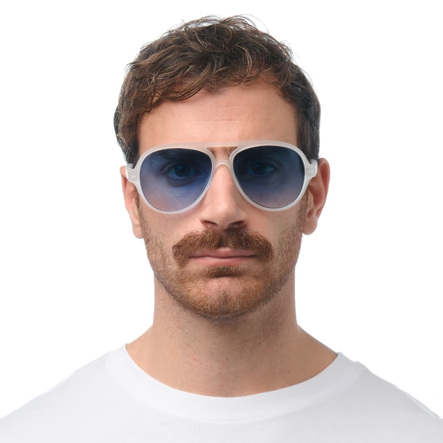 OKKIA Alessio Clear (dark blue lenses)