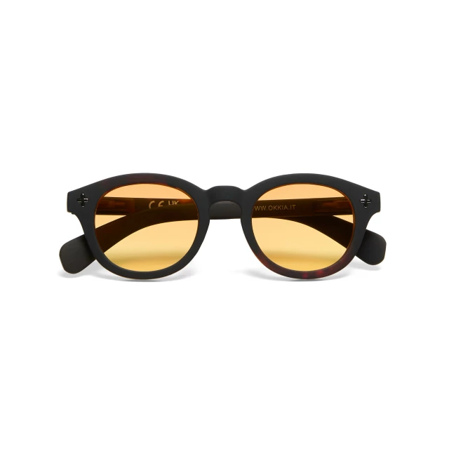 OKKIA Milano Black (yellow lenses)