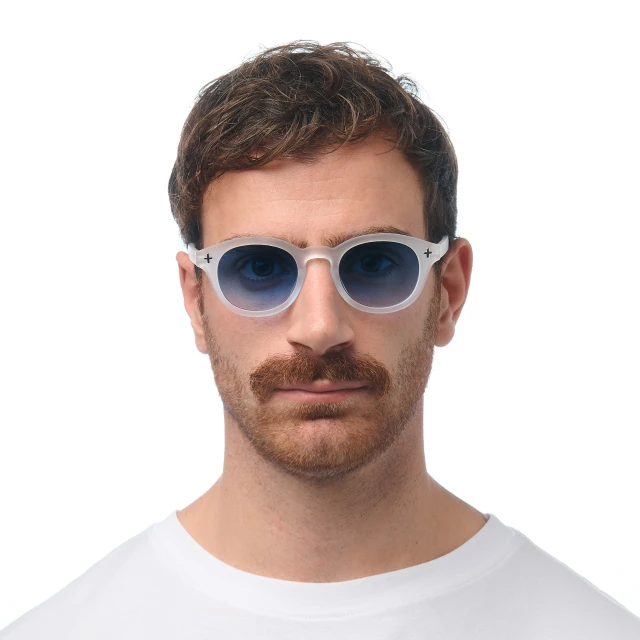 OKKIA Milano Clear (dark blue lenses)