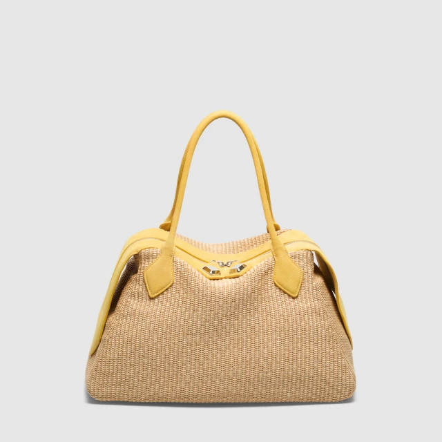 OKKIA ABIGAIL IN RAFIA SS26 Banana