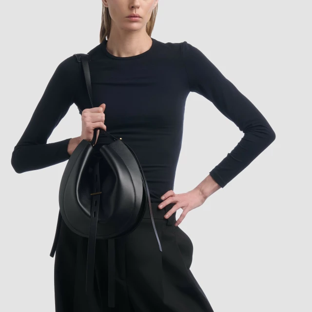 OKKIA LIZZIE IN VITELLO LISCIO Nero