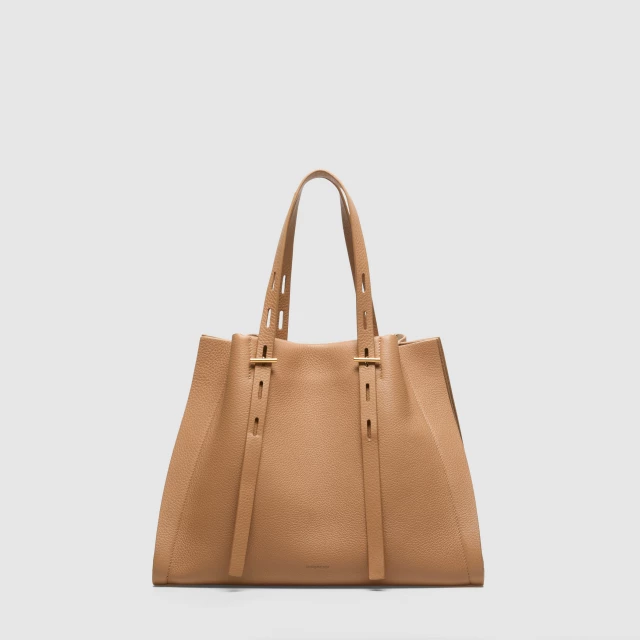 OKKIA PAULETTE IN VITELLO GRANATO SS26 Rose gold