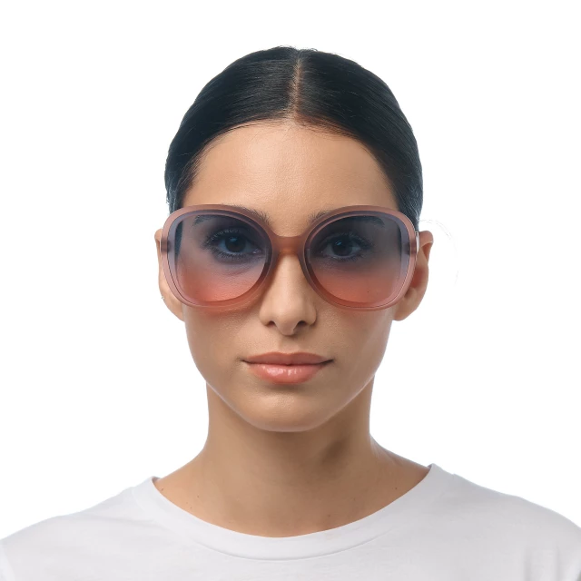 OKKIA Anna Pink havana (blue/pink lenses)
