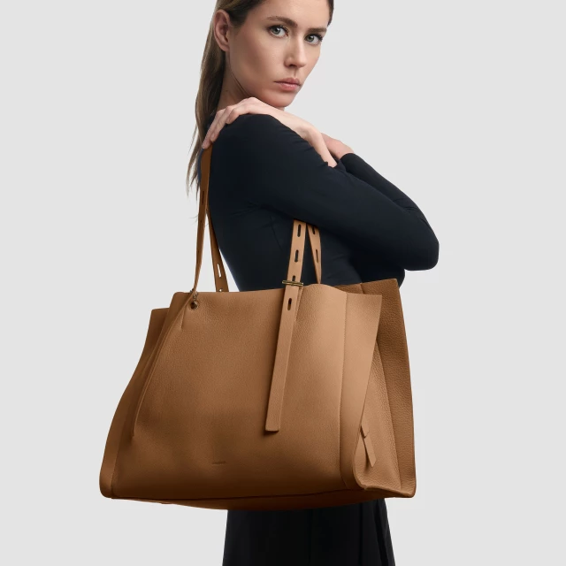 OKKIA PAULA IN VITELLO GRANATO SS26 Rose gold