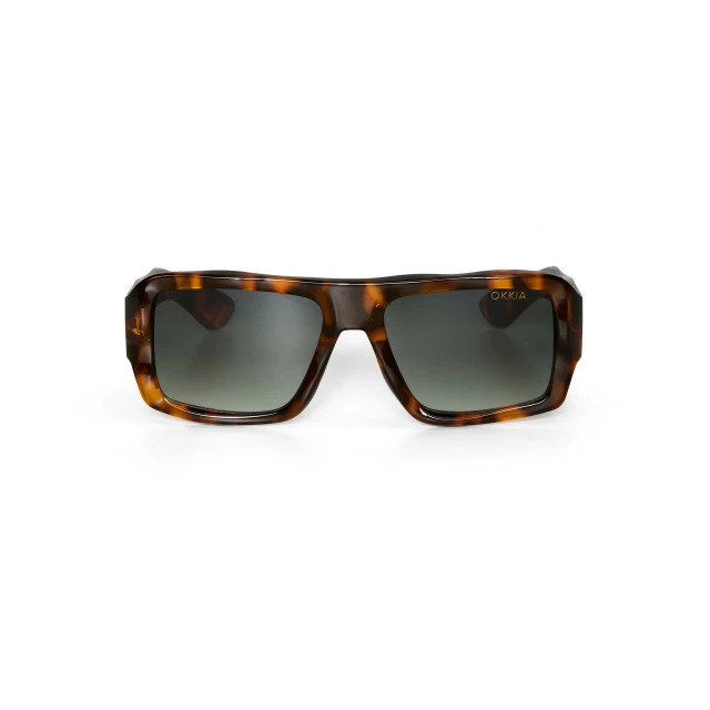 OKKIA KANSAS Classic havana (green lenses)