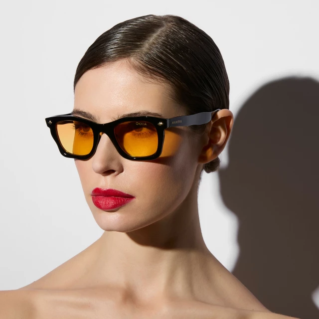 OKKIA DAKOTA Black (yellow lenses)