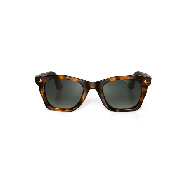 OKKIA DAKOTA Classic havana (green lenses)