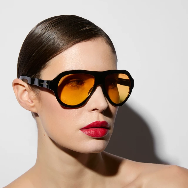 OKKIA FLORIDA Black (yellow lenses)
