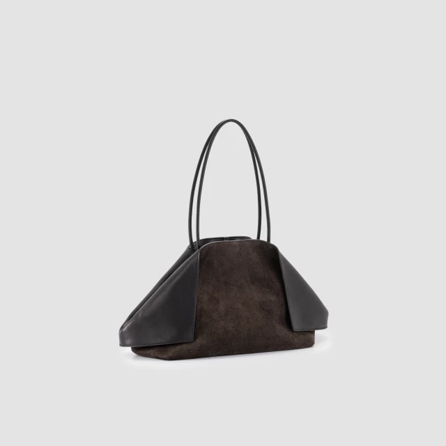 OKKIA Valery in suede e vitello liscio Tdm/nero