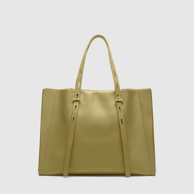 OKKIA PAULA IN VITELLO LISCIO SS26 Verde malva