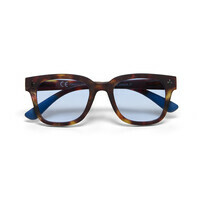 Classic Havana e blu (lenti blu)