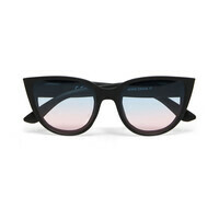 Nero (lenti blu/rosa)