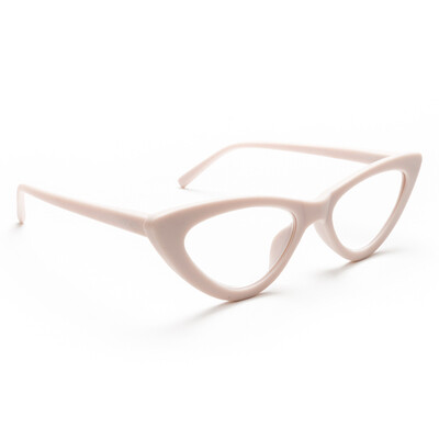 OKKIA Reading Adriana reading Small Cat Eye white whisper