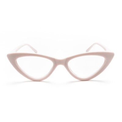 OKKIA Reading Adriana reading Small Cat Eye white whisper