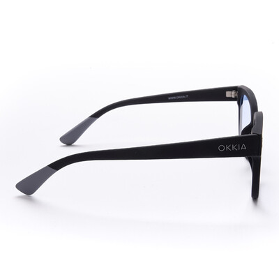 OKKIA Sun Giovanni   black and grey (blue lenses)