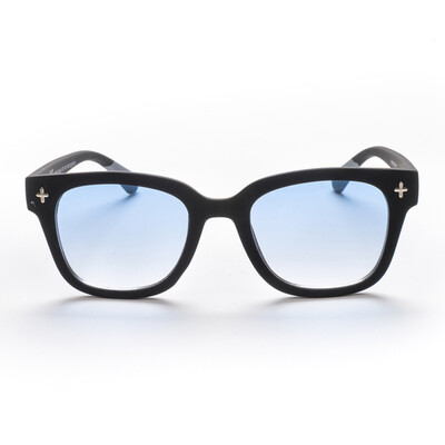 OKKIA Sun Giovanni   black and grey (blue lenses)