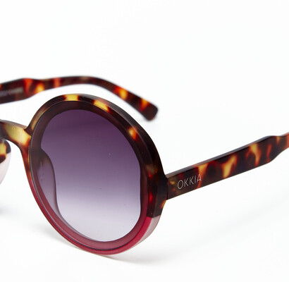 OKKIA Sun Monica Round havana pink
