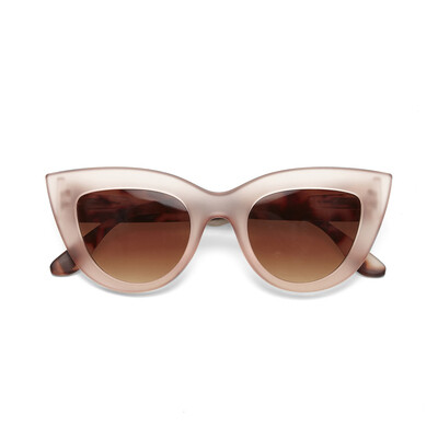 OKKIA Sun Claudia Big Cat Eye pink havana