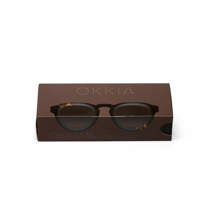 OKKIA Sun Zeno Round havana black (brown lenses)