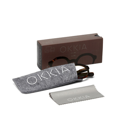 OKKIA Reading Lauro reading Round havana black