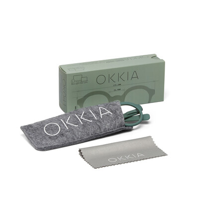 OKKIA Reading Lauro reading Round green sage