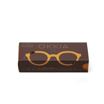 OKKIA Reading Lauro reading Round yellow