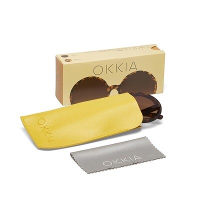 OKKIA Sun Monica Round classic havana