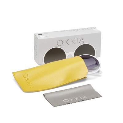 OKKIA Sun Monica Round optical white