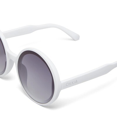 OKKIA Sun Monica Round optical white