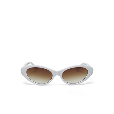 OKKIA Sun Lina Small Cat Eye optical white