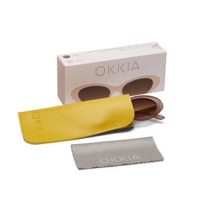OKKIA Sun Lina Small Cat Eye dust pink