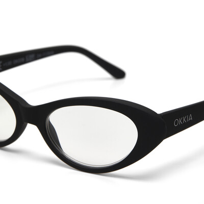 OKKIA Reading Lina Small Cat Eye black