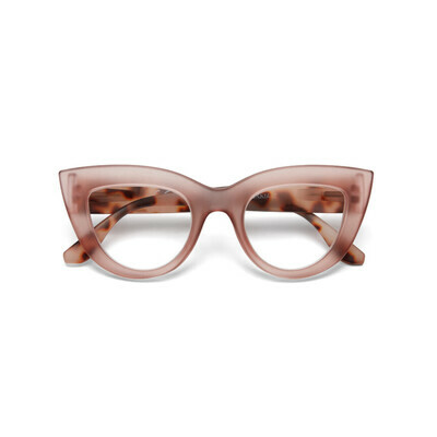 OKKIA Reading Claudia Big Cat Eye pink havana