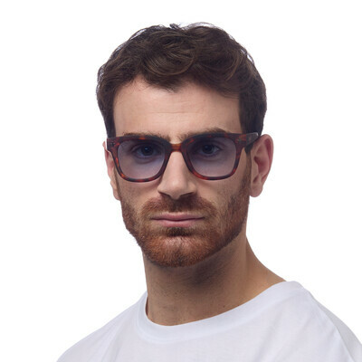OKKIA Sun Giovanni   classic havana and blue (blue lenses)