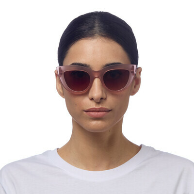 OKKIA Sun Claudia Big Cat Eye pink havana