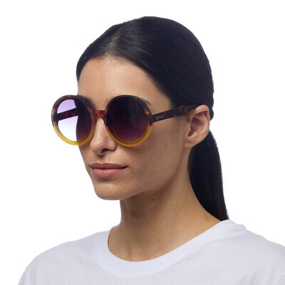 OKKIA Sun Monica Round havana yellow