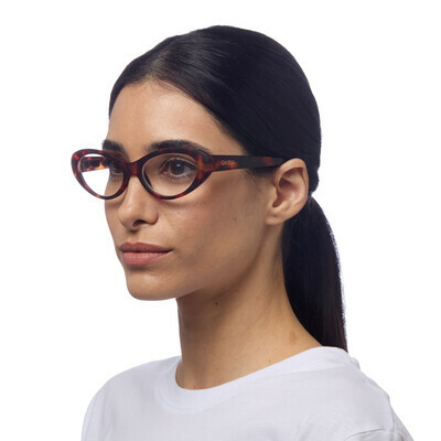 OKKIA Reading Lina Small Cat Eye classic havana
