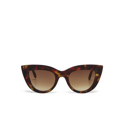 OKKIA Sun Claudia Big Cat Eye classic havana