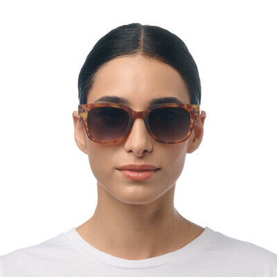 OKKIA Sun Giovanni   sahara havana (green lenses)